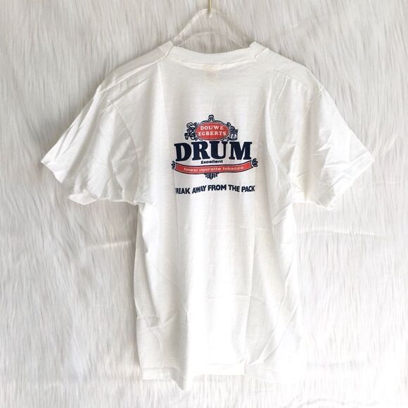 🔃Douwe Egberts Drum Logo Short Sleeve Tee Shirt - Picture 2 of 7